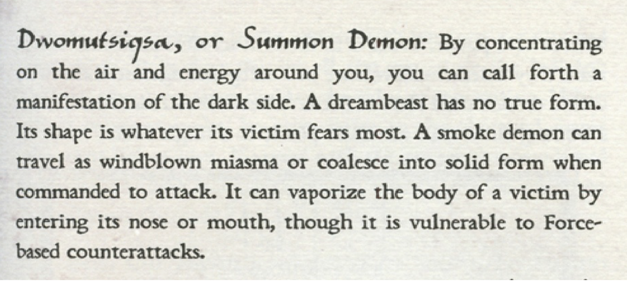 Summon monsters that take on fear base appearance