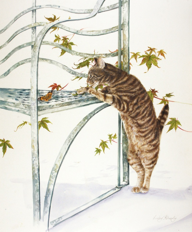 CAT-STALKING-BUTTERFLIES-1-LF147-1