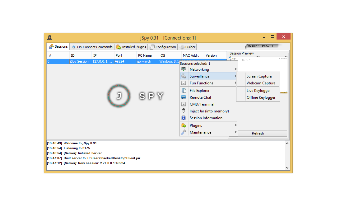 jSpy v0.31 Cracked