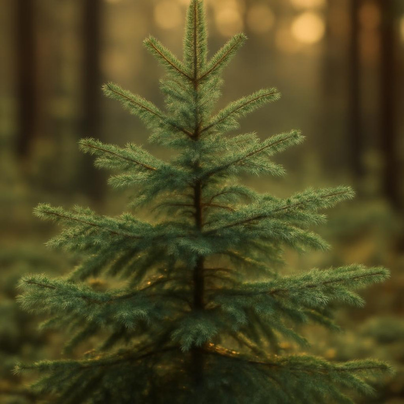 Сибирская ель в лесной зоне