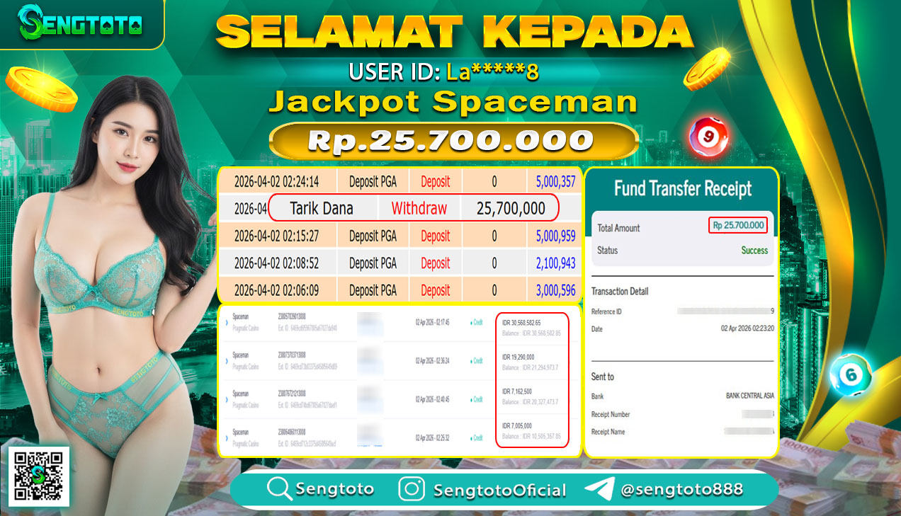 BUKTI PEMBAYARAN SLOT SPACEMAN