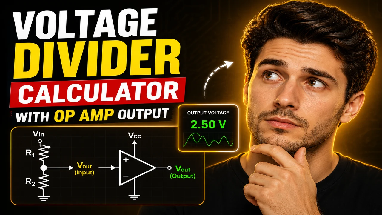 Voltage Divider Calculator With Op Amp Output Calc