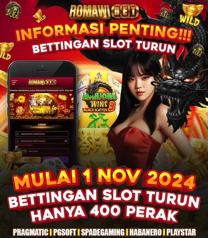 Login ROMAWIBET dan akses link alternatif situs SITUS SLOT GACOR Macau 4D terpercaya