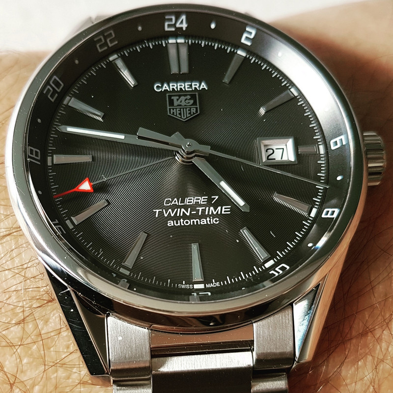 Tag Heuer Carrera Twin Time 41mm Caliber 7 WAR2012620 (2)