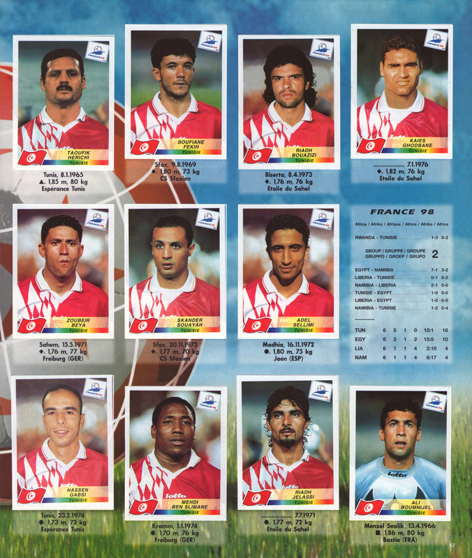 FIFA World Cup 1998 France (Panini) 59