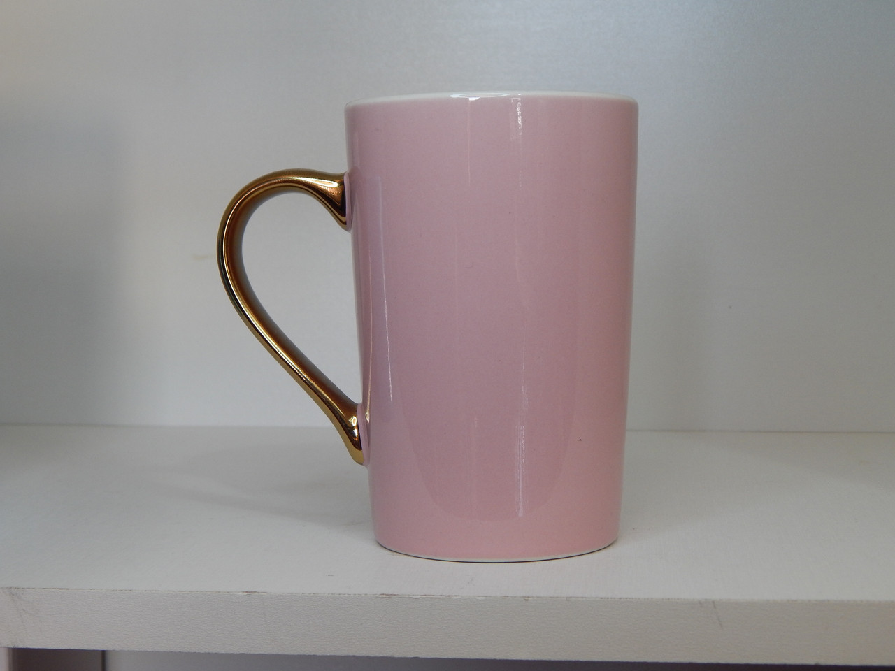 Caneca cerâmica 360ml com alça colorida