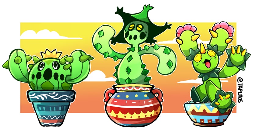 cacnea-maractus-and-cacturne-pokemon-dra