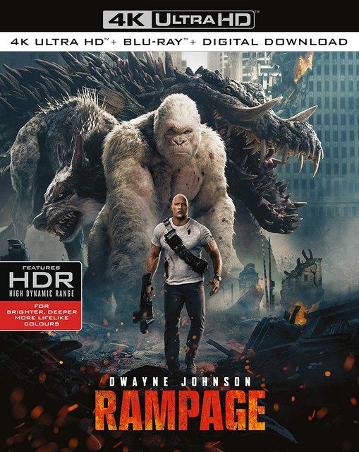 Rampage: Dzika Furia / Rampage (2018) MULTi.2160p.UHD.BluRay.Remux.HEVC.HDR.DoVi.TrueHD.7.1-fHD / POLSKI LEKTOR, DUBBING i NAPISY
