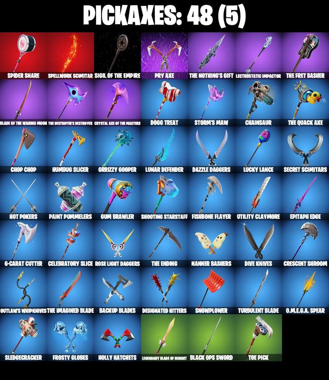 pickaxes comp