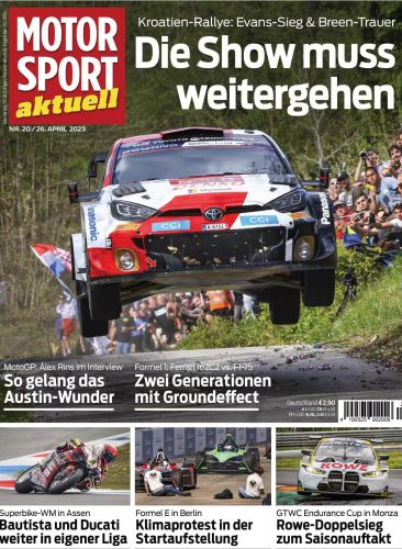 Cover: Motorsport aktuell Magazin No 20 vom 26  April 2023
