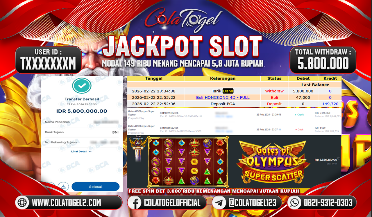 JACKPOT SLOT GACORR!!