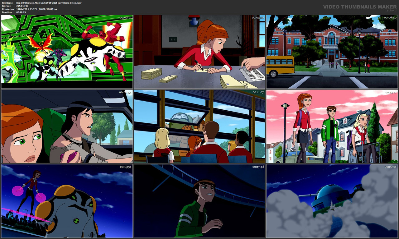 Ben 10 Ultimate Alien S02E09 It's Not Easy Being Gwen.mkv