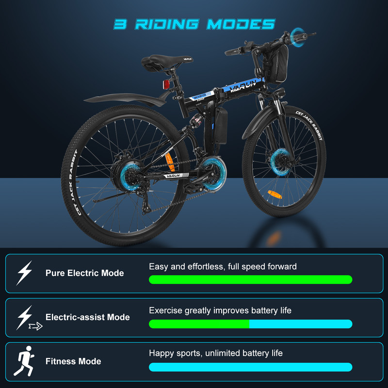 Vélo électrique pliant de montagne 26 " 350W - Speed Bike - Achat & prix |  fnac