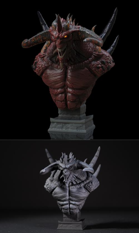 Diablo Bust – 3D Print Model Diablo Bust – 3D Print Model