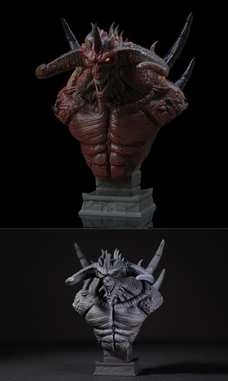 Diablo Bust – 3D Print Model