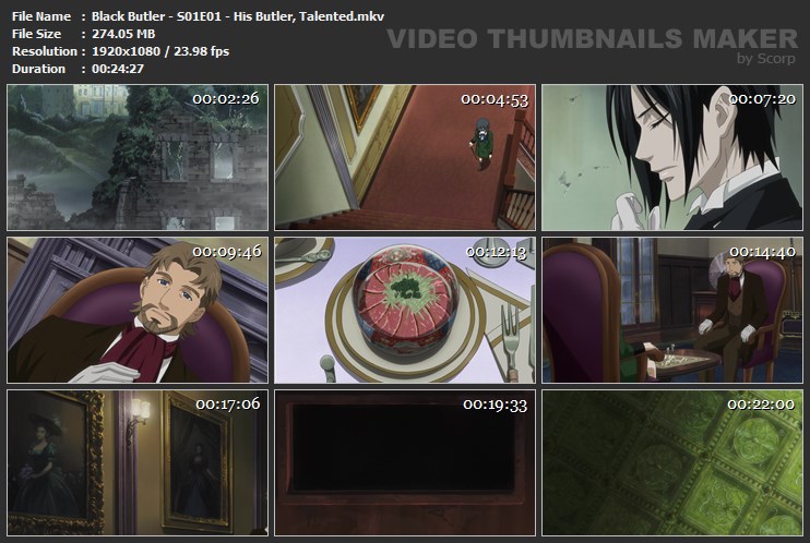 Black Butler - S01E01 - His Butler, Talented.mkv