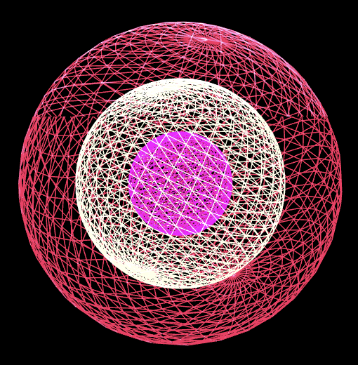 3D Rotating Sphere Canvas demo