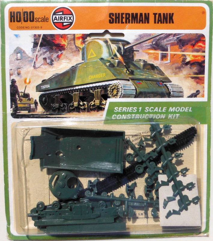 Airfix 76 Sherman Tank (01303-9)