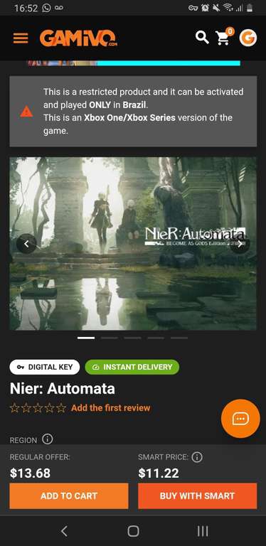 Gamivo: Nier automata gods edition para Xbox