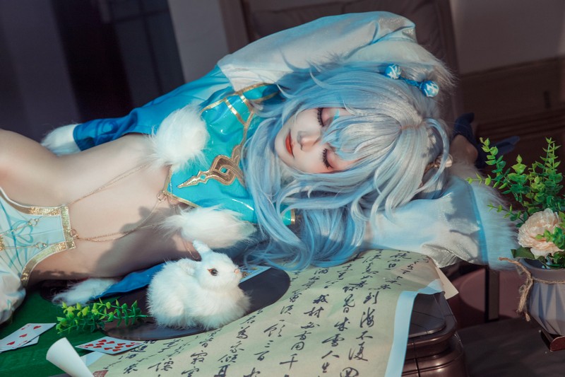 艾西Aiwest PA-15芙洛伦跃雪逢春Cosplay写真图集 高清美图合集 21P (128.7M)插图5