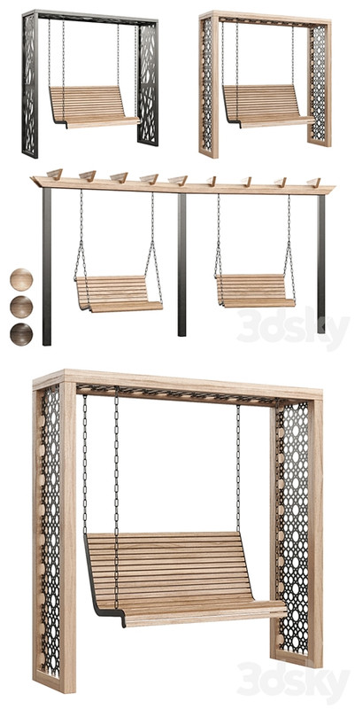 Swing set with canopy