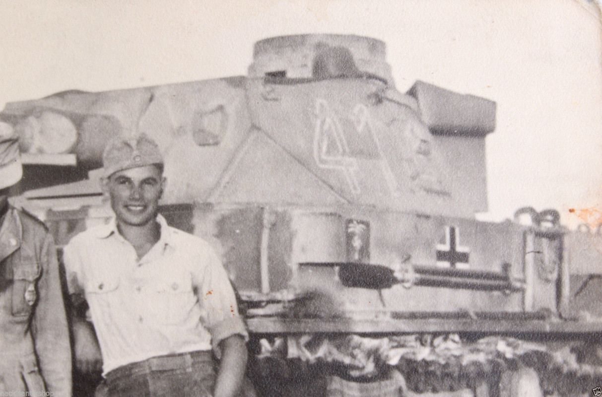 WK2 Foto Wehrmacht AFRIKA Südfront Panzer III Tu