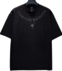 Chrome Hearts Camiseta Brillante con Strass