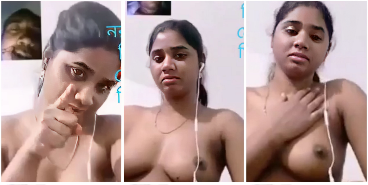 Bangladeshi girl showing on video call