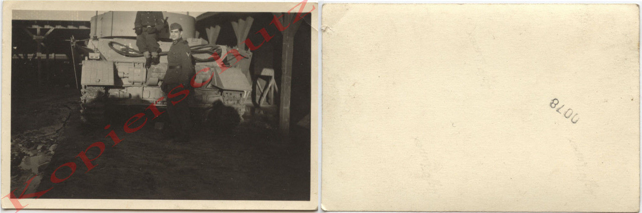 Foto Panzer IV 1944 Russland Turmschürze Funk An