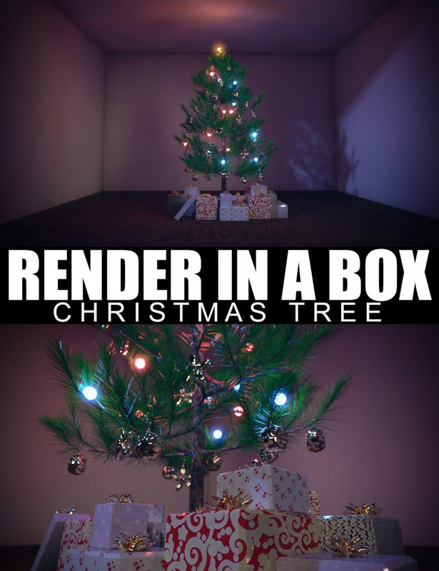render in a box christmas tree 00 main daz3d