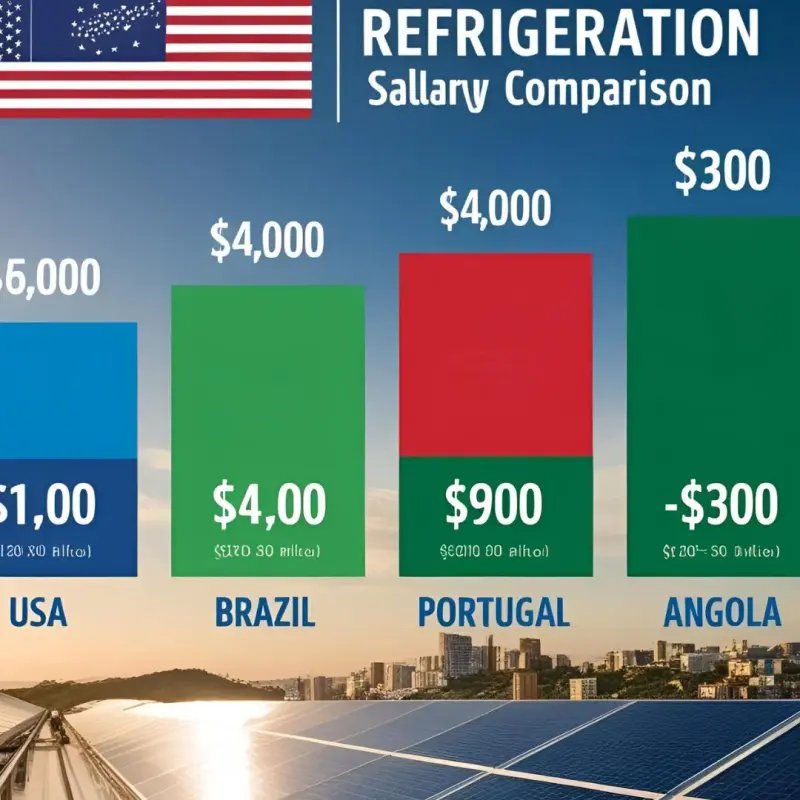 Comparativo de salários internacionais