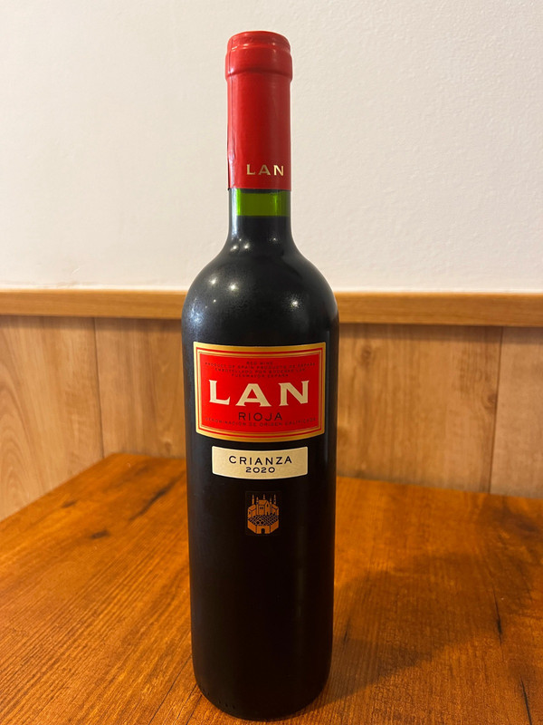 Vino Tinto Lan Tempranillo Rioja Crianza (750 Ml.)