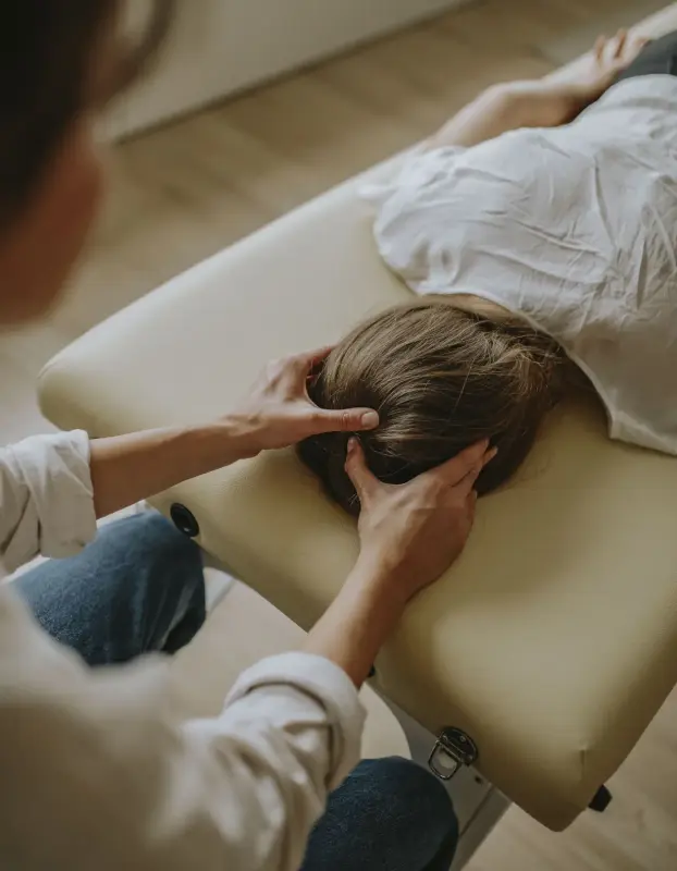 a person getting a massage