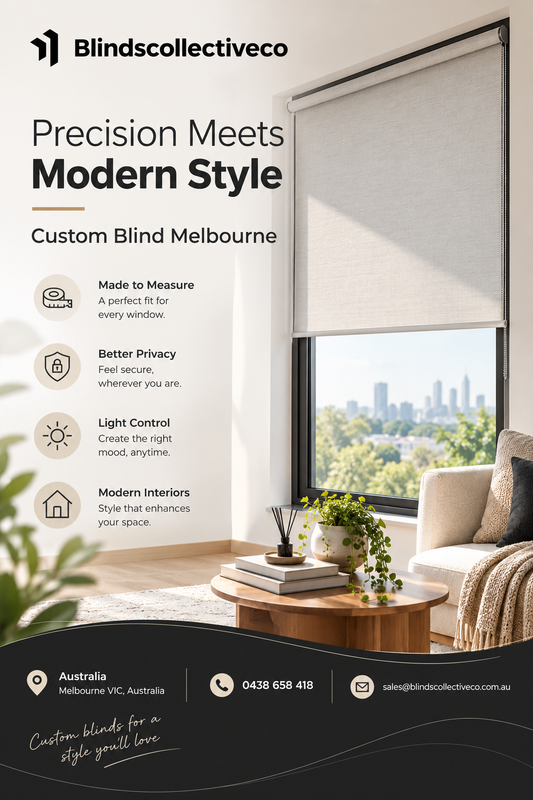 Precision Meets Modern Style Custom Blind Melbourne