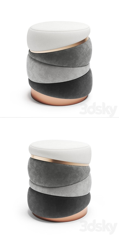 MURANTI Obsidian Stool