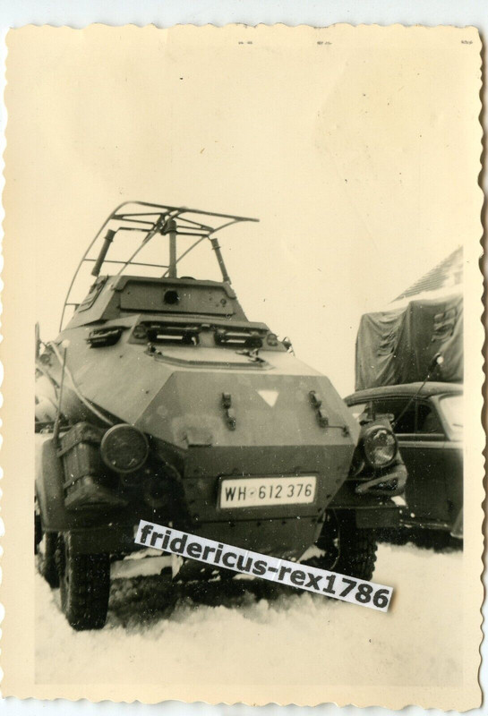 G23 Foto 1.Pz.Sp.Kp. schwerer Panzerspähwagen 8 Rad Sd. Kfz. 234 Kennung
