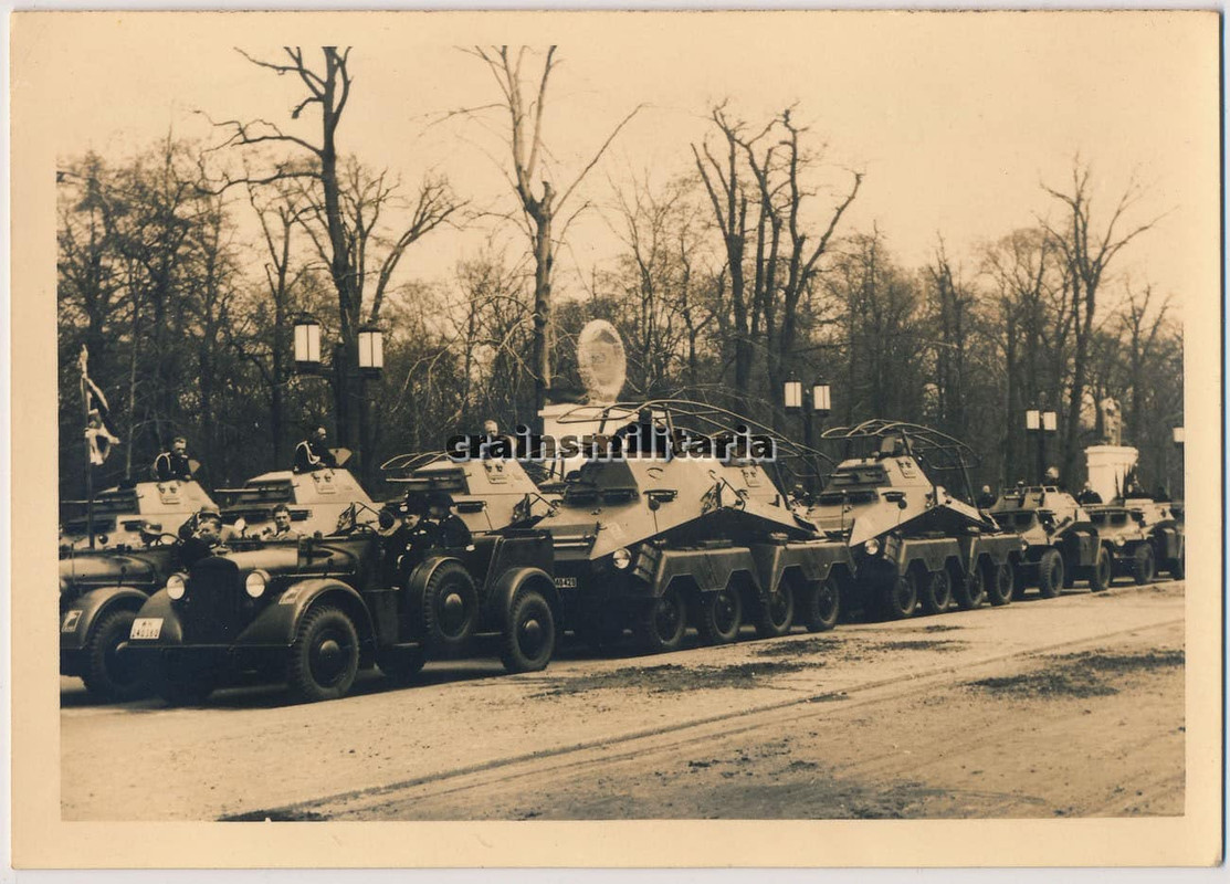 Orig. Foto 8-Rad Panzerspähwagen SdKfz 263 232 2