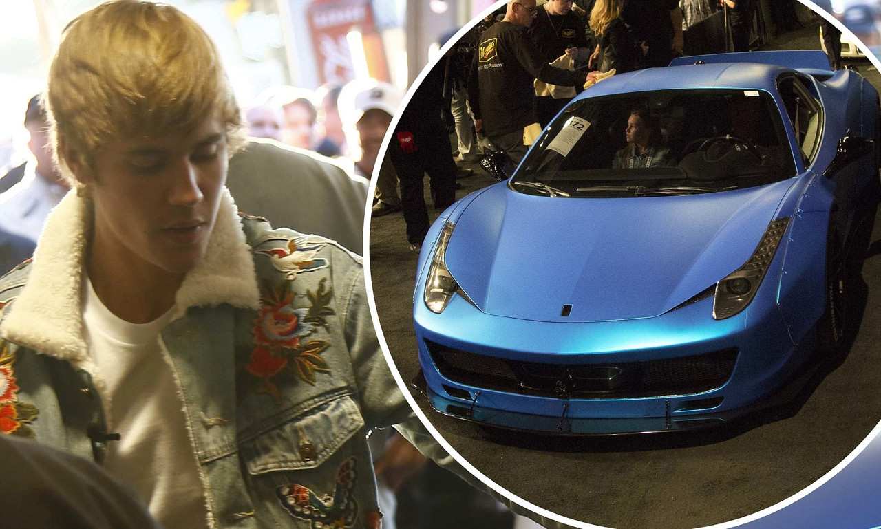 Justin Bieber ¿Por qué no puede tener autos Ferrari en su garaje?