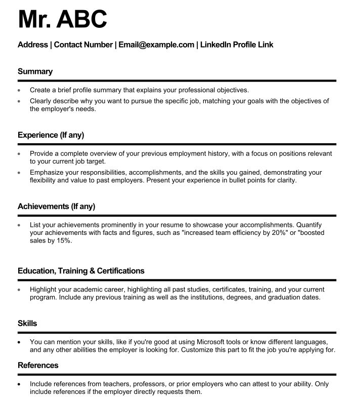 study-abroad-resume