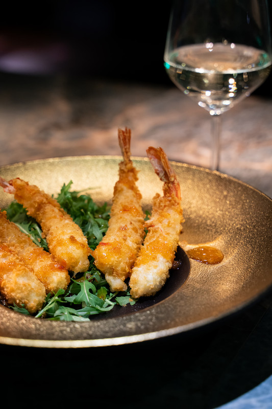 Gamberi in tempura 5 pezzi