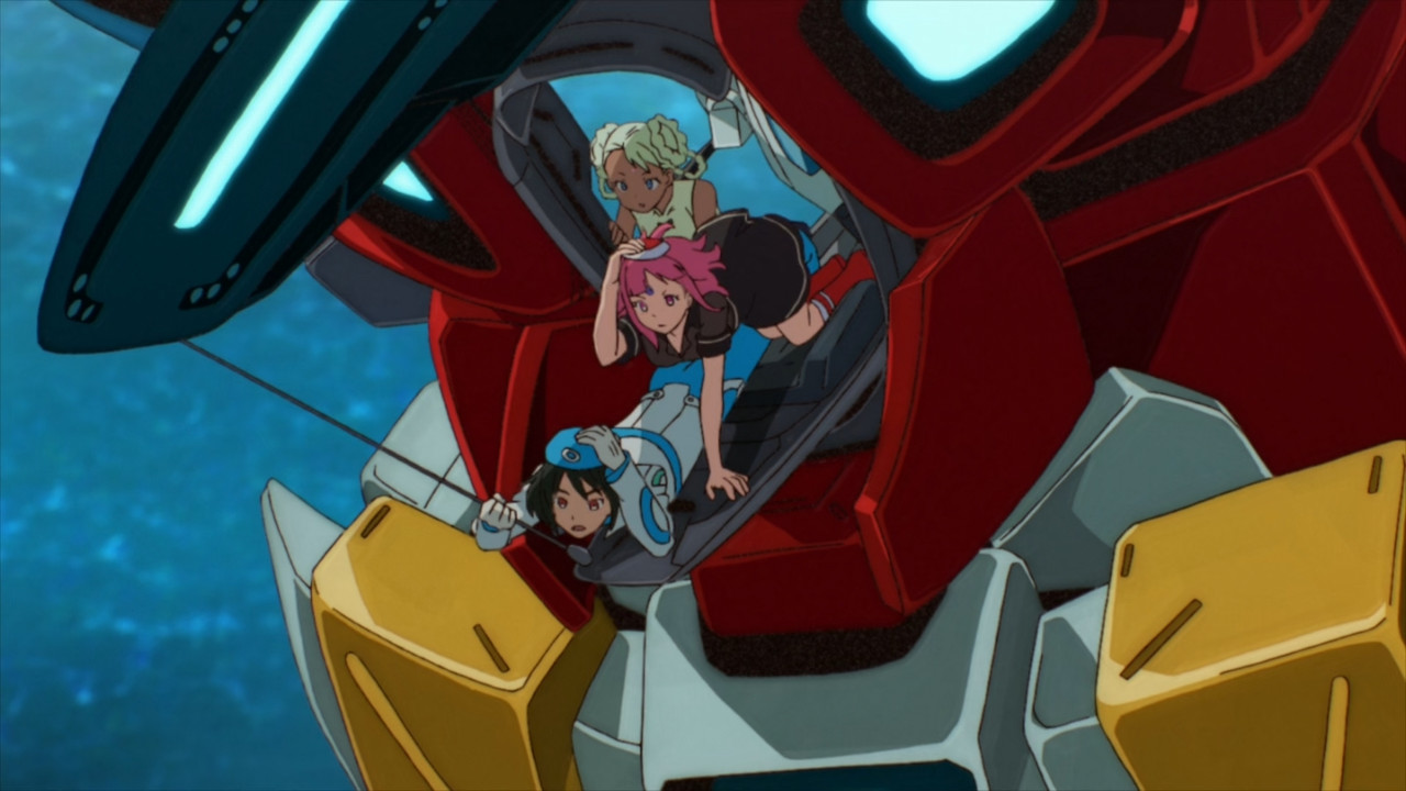 Gekijoban G No Reconguista I: Ike! Core Fighter (2019) + Extras (1080p BluRay x265 HEVC 10bit DTS 2.1 Japanese SAMPA) [QxR]