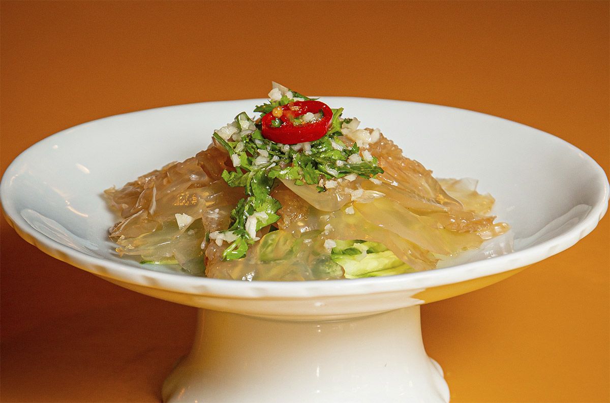 Medusa Fría Marinada