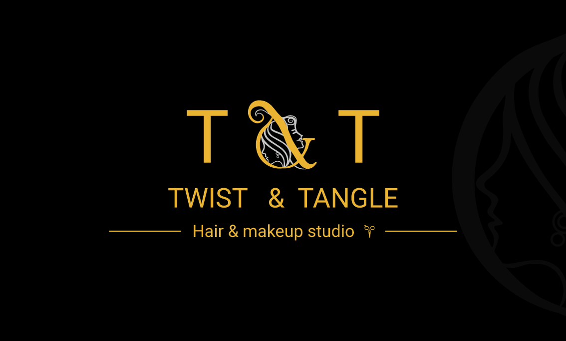 Twist & Tangle – Hair & Makeup Studio Logo