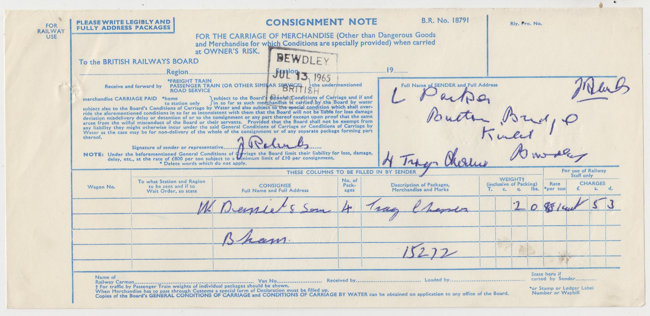 Bewdley Consignment Notes (17)