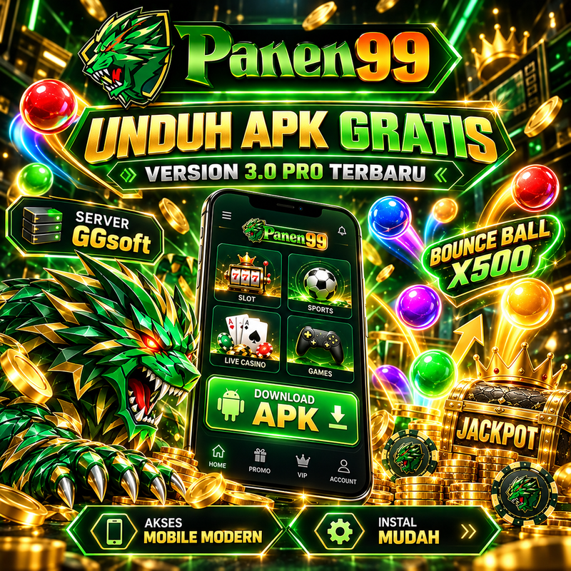 Banner PANEN99 bertema gaming digital