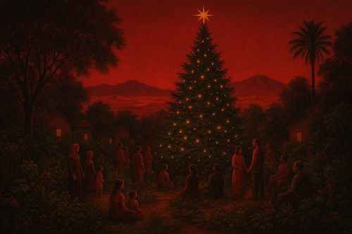 noël jardin désert noël jardin désert