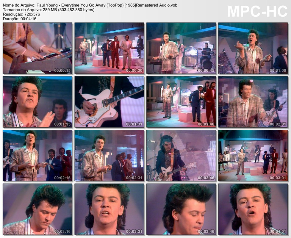 Paul Young - Everytime You Go Away (TopPop) [1985]Remastered Aud