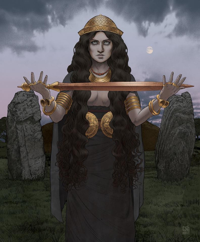 Christian Sloan Hall - Ancient Irish woman 2