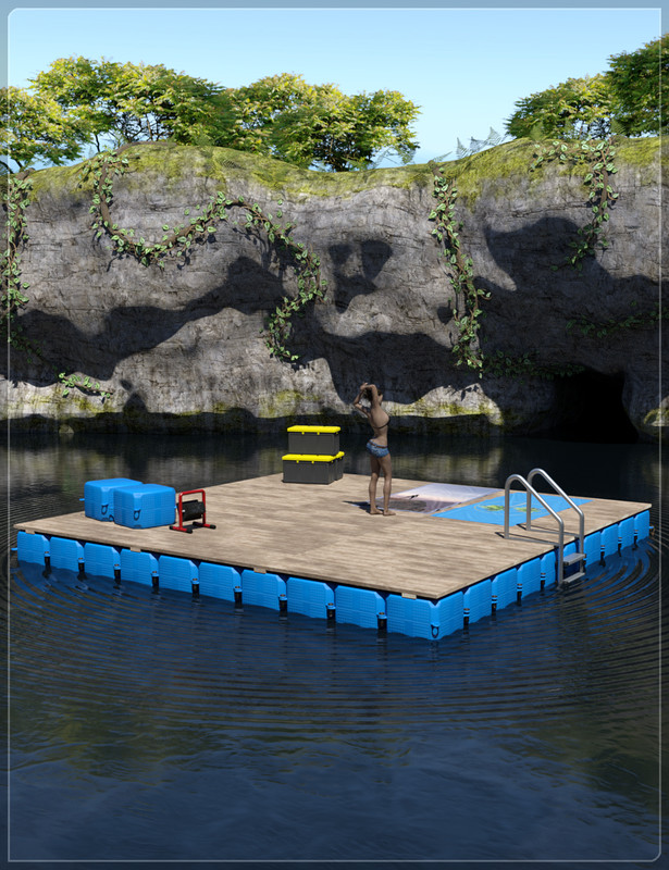 easy environments raft lagoon 00 main daz3d