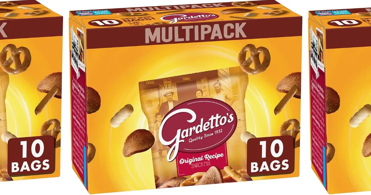 Gardetto’s Snack Mix: 10 Single-Serve Bags for Under on Amazon Gardetto’s Snack Mix: 10 Single-Serve Bags for Under on Amazon